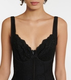 Balenciaga - Lace corset minidress