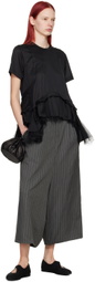 Comme des Garçons Comme des Garçons Gray Pinstripe Trousers