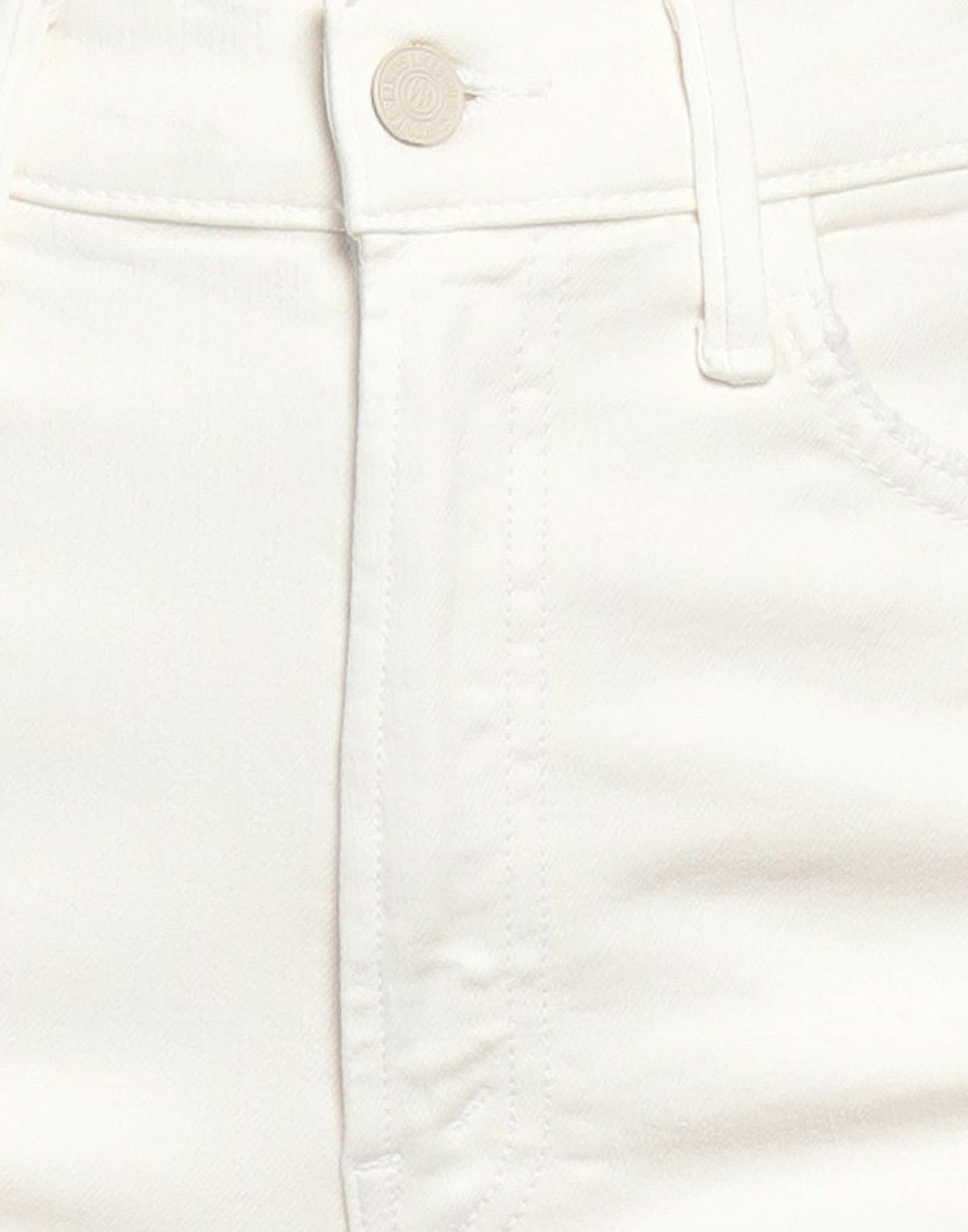 Mother Womens Jeans in Off white