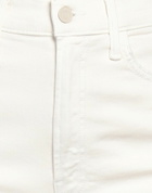 Mother Womens Jeans in Off white