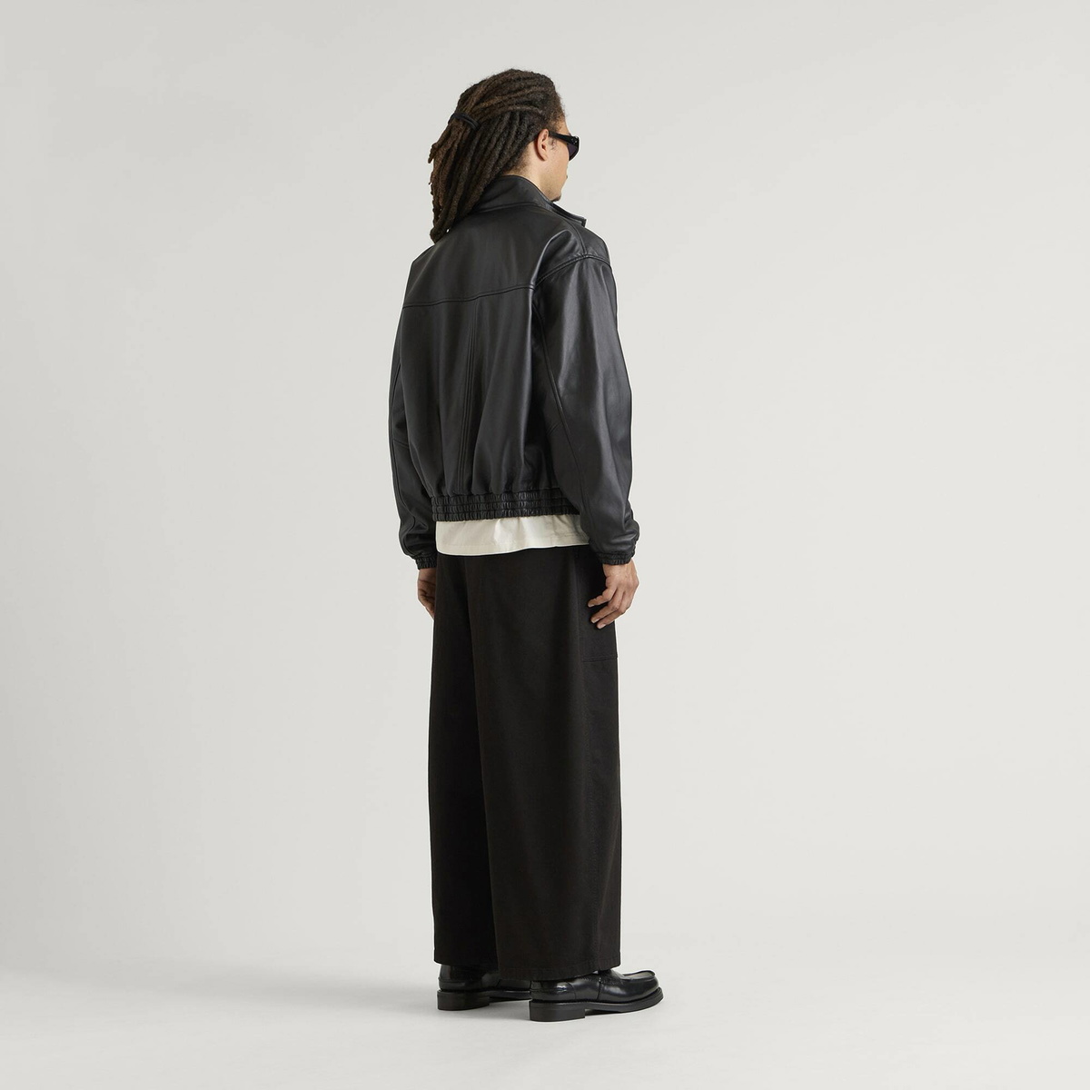 END. Lane Leather jacket in Black