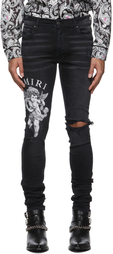 Photo: AMIRI Black Cherub Jeans