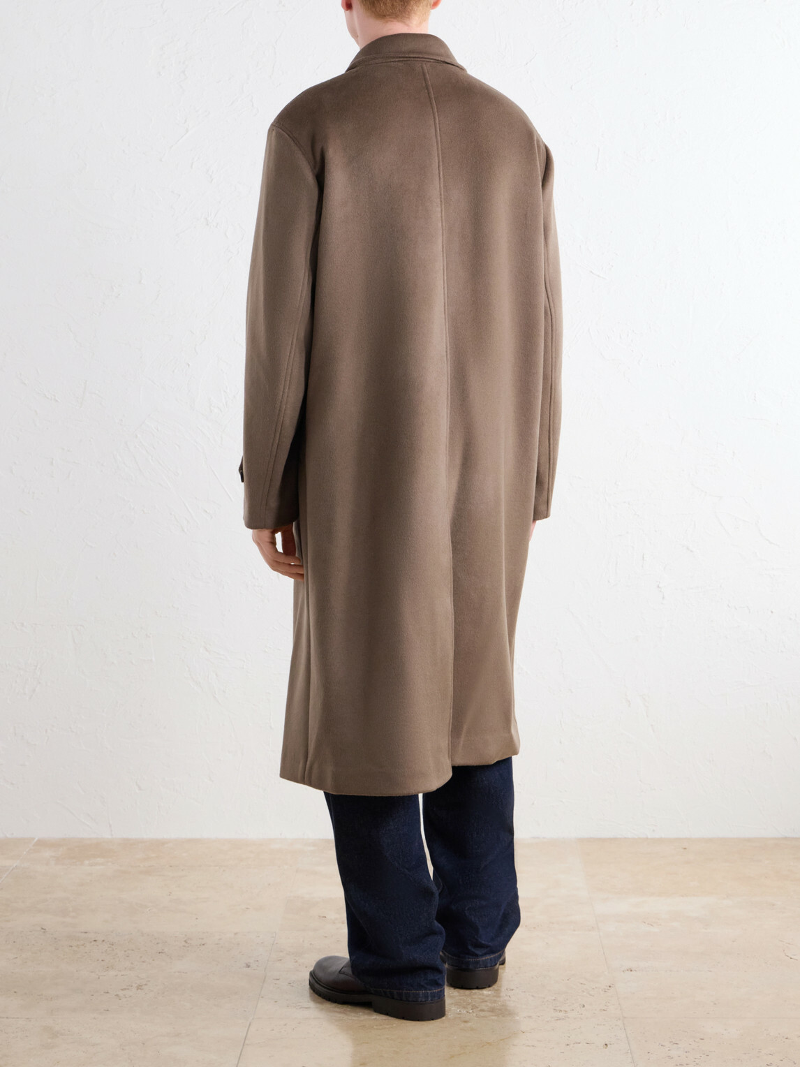 NN07 - Gibson 80040 Wool-Blend Flannel Coat - Neutrals
