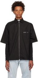 VTMNTS Black Zip Shirt