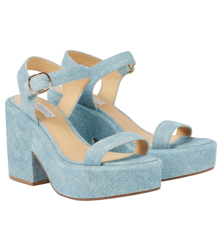 Photo: Gabriela Hearst Iman denim platform sandals