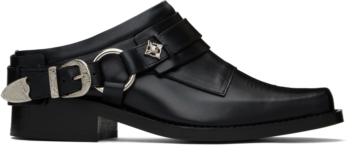 Toga Virilis Black Western Mules Toga Virilis