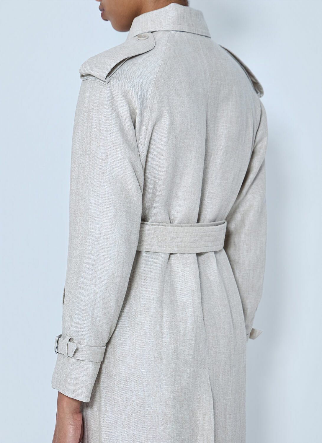 Max Mara Double-Breasted Trench Coat
