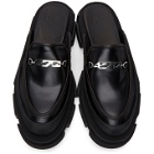 both Black Gao Mule Loafers