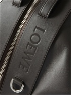 LOEWE - Convertible Logo-Debossed Leather Backpack