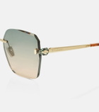 Bvlgari Serpenti Forever square sunglasses