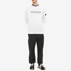 Moncler Men's Logo Crew Sweat in White