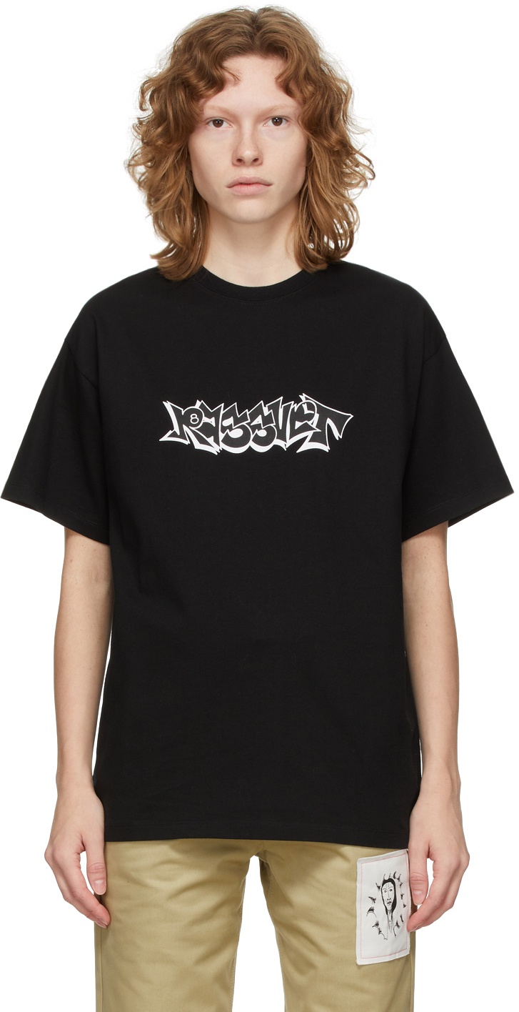 Black Graffiti Logo T-Shirt Rassvet