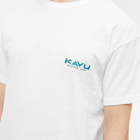 KAVU Men's Busy Livin T-Shirt in Snow White