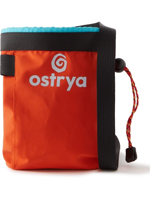 Photo: OSTRYA - Traverse Logo-Print Shell Chalk Bag
