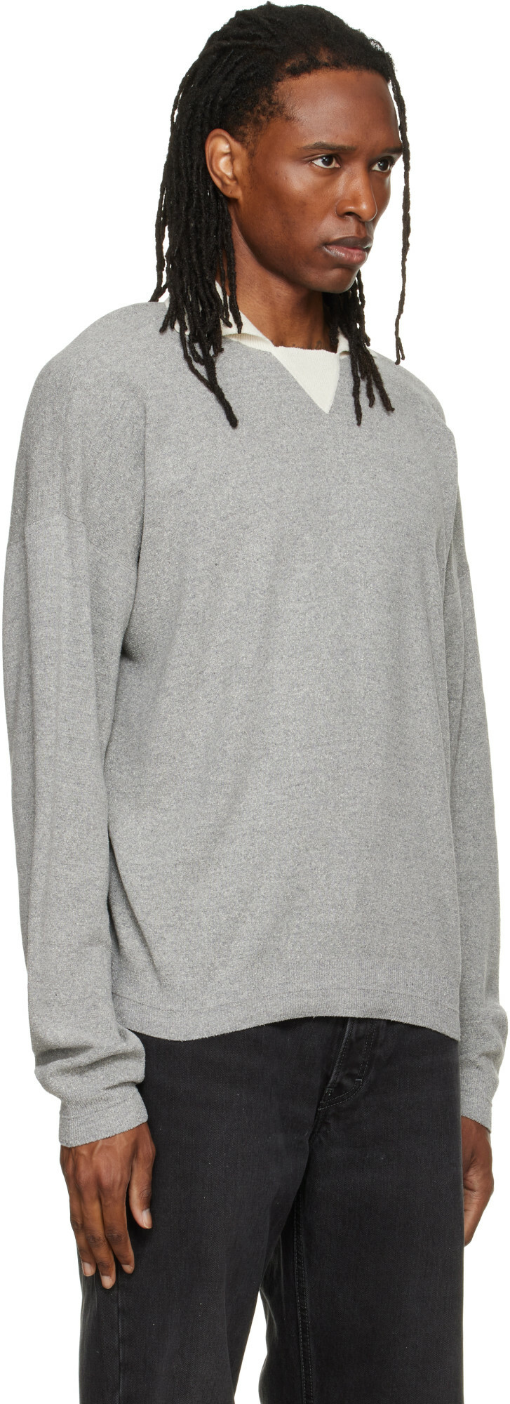 Calvin Klein Collection Gray Desmond Polo
