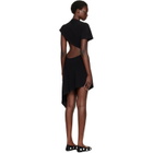 Sandy Liang Black Sonar Minidress