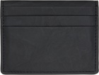 Y-3 Black Logo Leather Card Holder