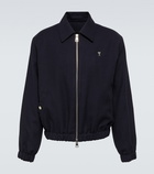 Ami Paris Wool gabardine blouson jacket