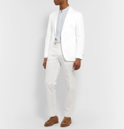 Canali - Kei Slim-Fit Stretch-Cotton Twill Suit Jacket - White
