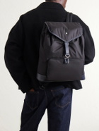 Montblanc - Panorama Leather-Trimmed Shell Backpack