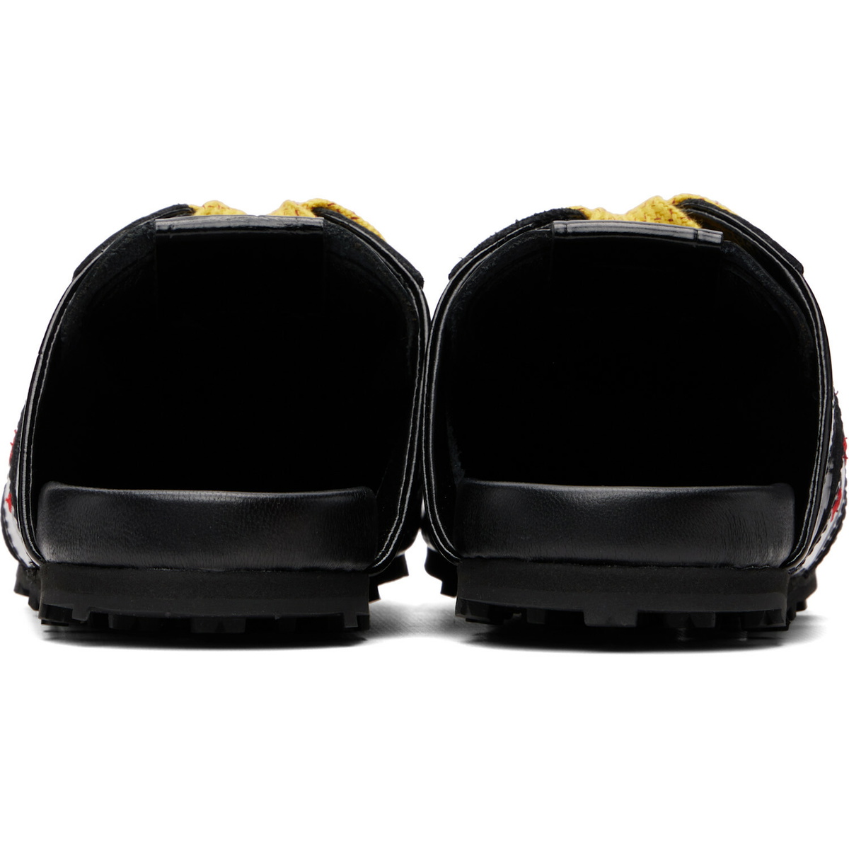 Marni Black Croc-Effect Leather Softy Soccer Slip-On Sneakers
