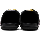 Marni Black Croc-Effect Leather Softy Soccer Slip-On Sneakers