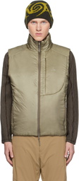 ROA Taupe Synthetic Insulated Vest