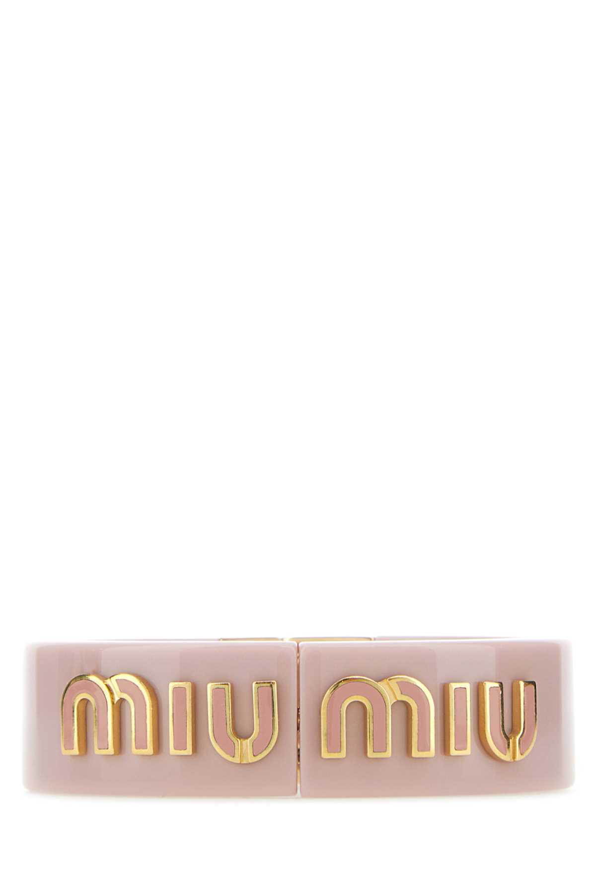 Miu Miu Emerald Green Fabric Bracelet Miu Miu
