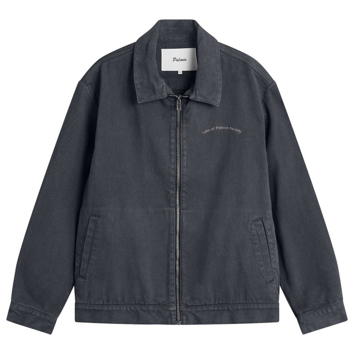 Photo: Palmes Men's Lake Zip Jacket in Charcoal