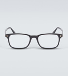 Tom Ford - Rectangular acetate glasses