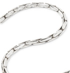 SAINT LAURENT - Oxidised Silver-Tone Necklace - Silver