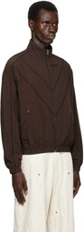 WILLY CHAVARRIA Brown 'Bad Boy' Track Jacket