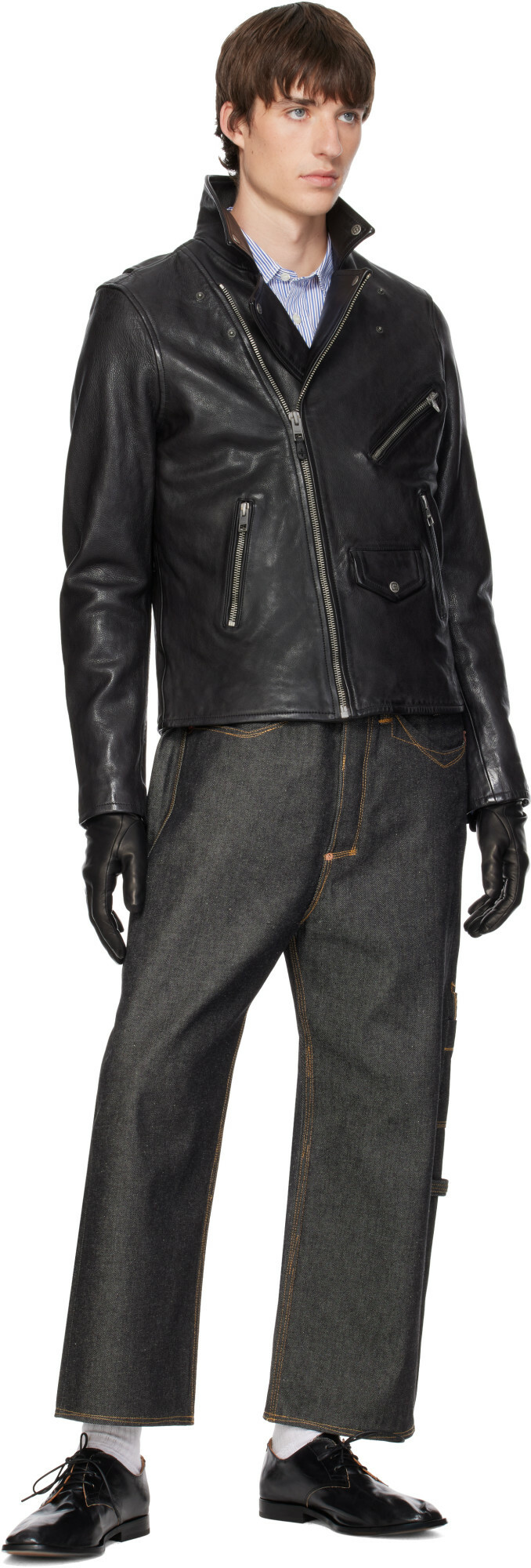Junya Watanabe Black Levi's Edition Suspender Jeans