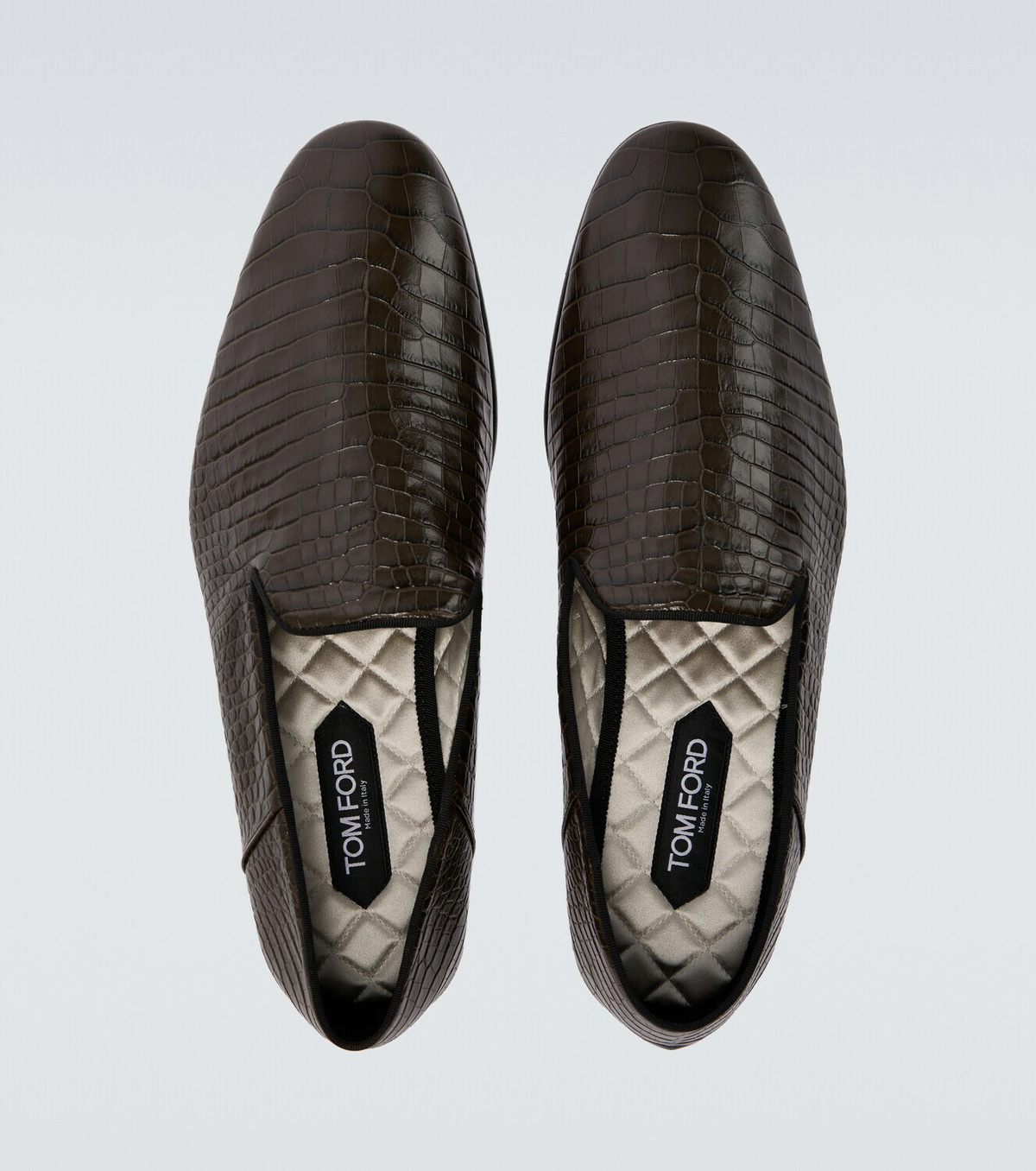 Tom Ford Steven croc-effect leather loafers
