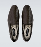Tom Ford Steven croc-effect leather loafers