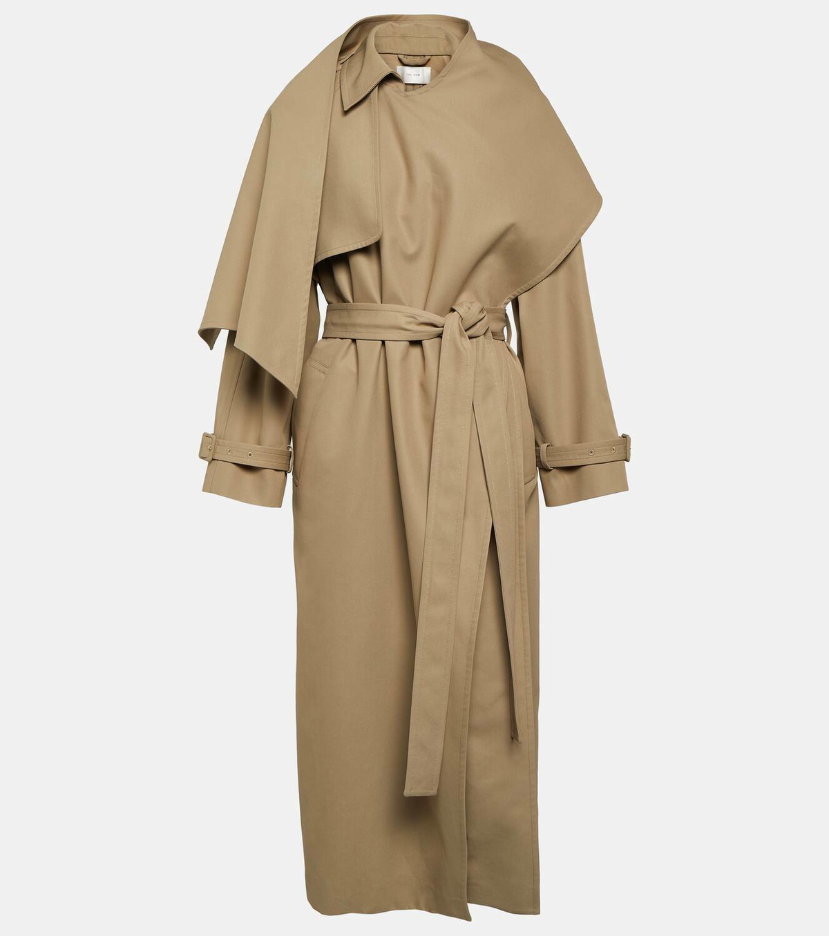 トレンチコート THE ROW- BROWN COTTON TRENCH COAT The Row Hellen cotton-blend trench coat The Row