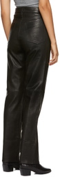 rag & bone Black Alex Leather Pants