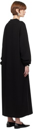 Fear of God ESSENTIALS Black Fleece Crewneck Midi Dress