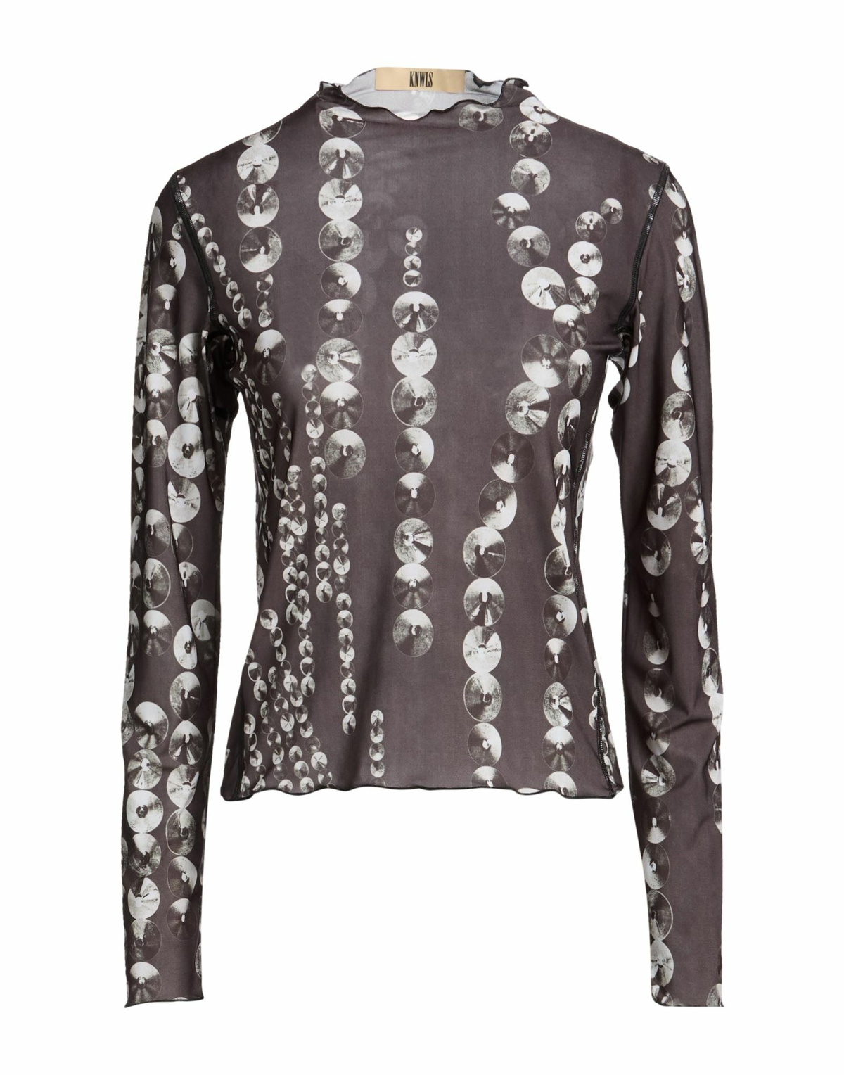 Knwls Womens Top Charcoal