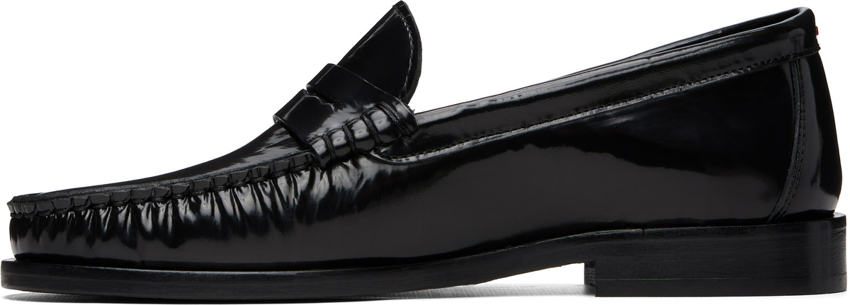 Aeyde Black Terry Polido Loafers