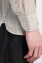 Laneus Shirt In Beige Silk