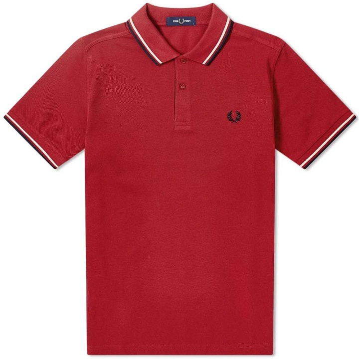 Photo: Fred Perry Authentic Slim Fit Twin Tipped Polo