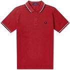 Fred Perry Authentic Slim Fit Twin Tipped Polo