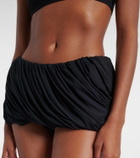 Alaïa Pleated low-rise bikini