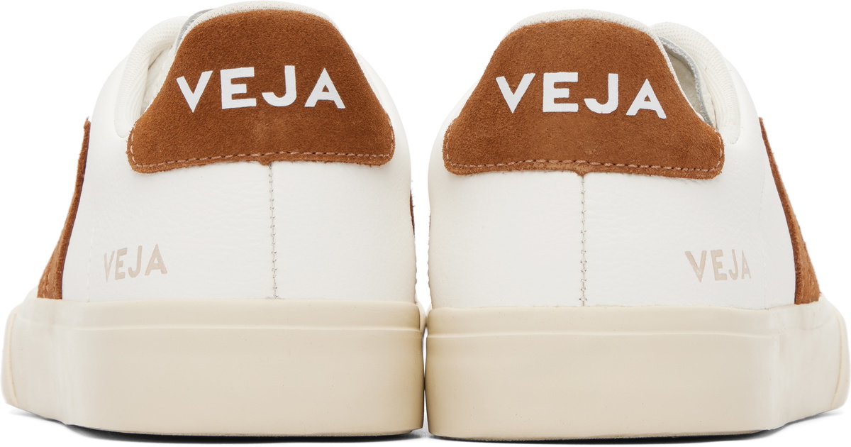VEJA Off-White Campo Leather Sneakers