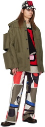 Walter Van Beirendonck Gray Moon Eye Sweater