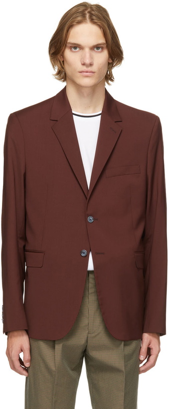 Photo: Paul Smith Burgundy Wool Blazer