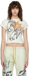 Juliet Johnstone SSENSE Exclusive Off-White Earth Flower T-Shirt