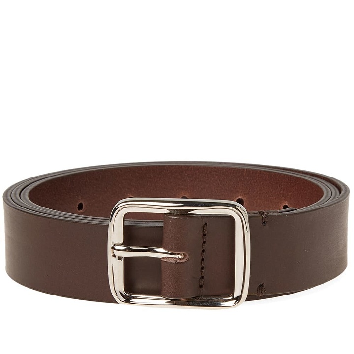 Photo: AMI Classic Jeans Belt Brown