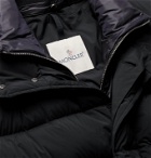 Moncler - Bornes Slim-Fit Quilted Shell Down Coat - Blue